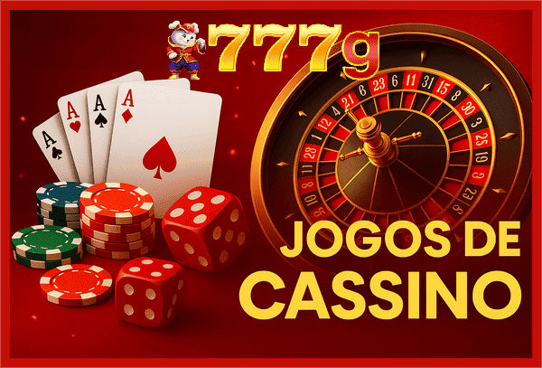 Variedade de jogos 777G com 2.500 opções.